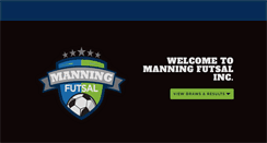 Desktop Screenshot of manningfutsal.com